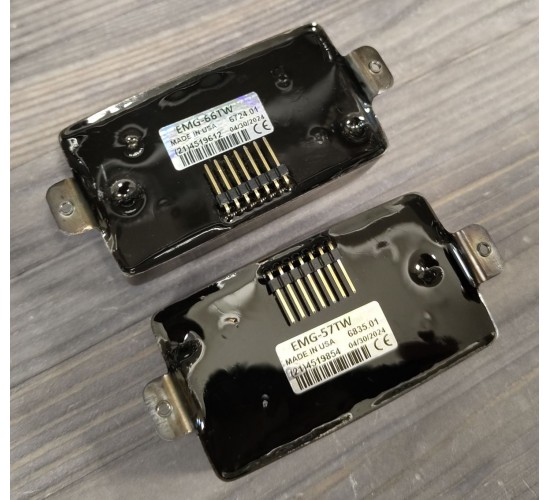 EMG 57/66 Set Brushed Black Chrome комплект звукоснимателей, чёрный USED
