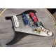 Готовый пикгард SSS Fender American Deluxe со звукоснимателями Noiseless N3 США USED