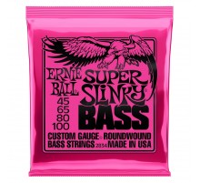 Ernie Ball 2834 струны для бас-гитары Nickel Wound Bass Super Slinky (45-65-80-100)