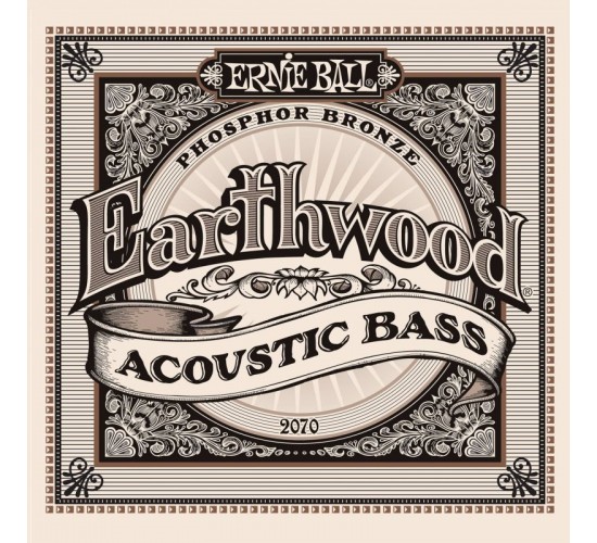 Ernie Ball 2070 струны для акуст.бас-гитары Earthwood Phosphor Bronze Acoustic Bass (45-55-80-95)