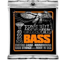 Ernie Ball 3833 струны для бас-гитары Coated Bass Hybrid Slinky (45-65-85-105)