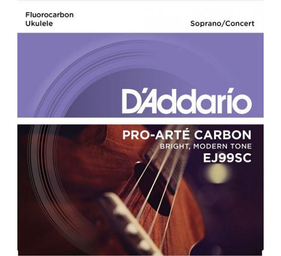 D'Addario EJ99SC Pro-Arte Carbon Комплект струн для укулеле сопрано/концертного