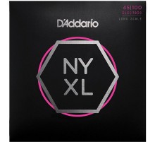 D'Addario NYXL45100 Комплект струн для бас-гитары, Long Scale, Regular Light, 45-100