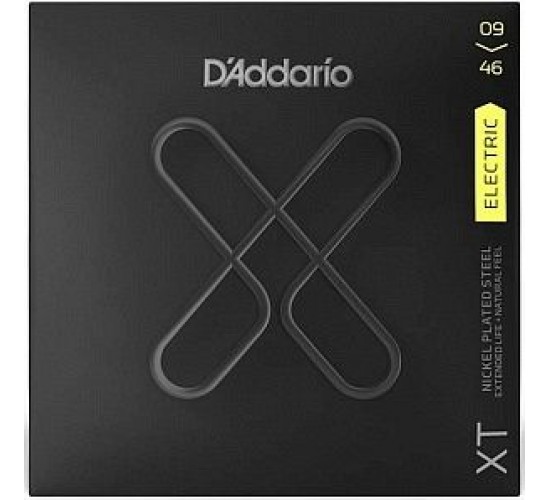 D'Addario XTE0946 XT Комплект струн для электрогитары, никелированные, 9-46, с покрытием