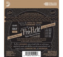 D'Addario EJ43 PRO ARTE Струны для классической гитары нейлоновые Light