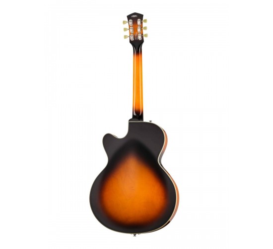 Cort Yorktown-TAB Hollow Body Series электрогитара, арктоп, цвет черный санберст.