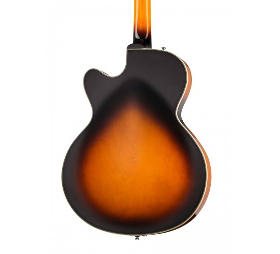 Cort Yorktown-TAB Hollow Body Series электрогитара, арктоп, цвет черный санберст.