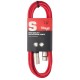 Stagg SMC3 CRD микрофонный шнур, xlr-xlr, длина 3 метра, цвет красный