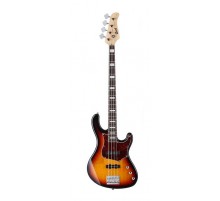 Cort GB34JJ 3TS GB Series бас-гитара, цвет санберст