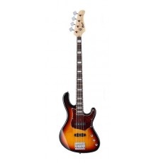 Cort GB34JJ 3TS GB Series бас-гитара, цвет санберст