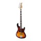 Cort GB34JJ 3TS GB Series бас-гитара, цвет санберст