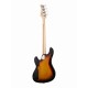 Cort GB34JJ 3TS GB Series бас-гитара, цвет санберст