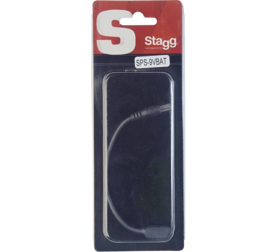 Stagg SPS-9VBAT DC кабель питания для педалей эффектов, длина 15 см