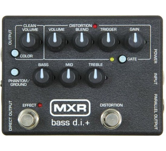 MXR M80 bass d.i.+ басовая педаль - преамп + дисторшн