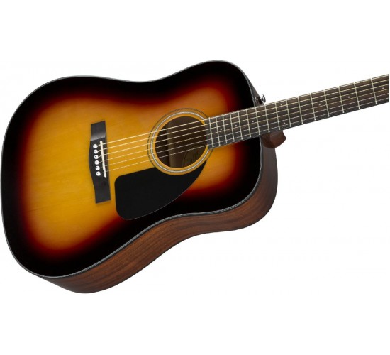 Fender CD-60 Dread V3 DS SB WN акустическая гитара, цвет санберст