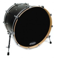 Evans BD22RBG Resonant Black Пластик для бас-барабана 22", резонансный, черный