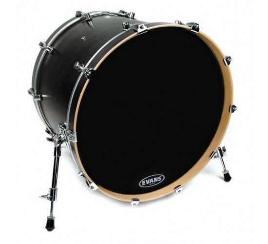 Evans BD22RBG Resonant Black Пластик для бас-барабана 22", резонансный, черный