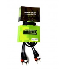 NordFolk NRC174/3M кабель RCA - RCA, литые разъёмы, 3м.