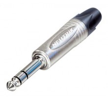 Neutrik NP3X Разъем phone jack 6.3 мм male, стерео, толщина 14,5 мм