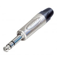Neutrik NP3X Разъем phone jack 6.3 мм male, стерео, толщина 14,5 мм