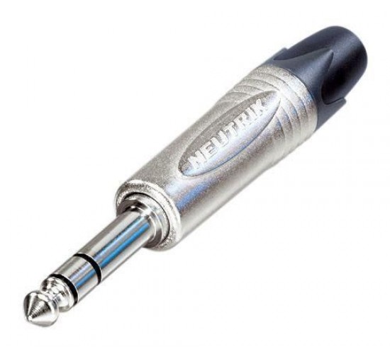 Neutrik NP3X Разъем phone jack 6.3 мм male, стерео, толщина 14,5 мм