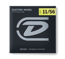 Dunlop DEN1156 Performance + комплект струн для электрогитары, никелированные, Med/Ex Heavy, 11-56