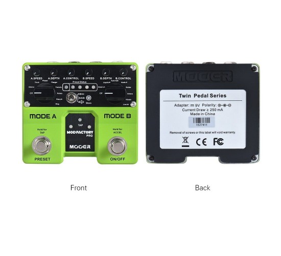 Mooer Mod Factory Pro Dual Modules гитарная педаль эффектов