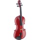 Stagg VN-4/4-TR скрипка 4/4, цвет красный с футляром