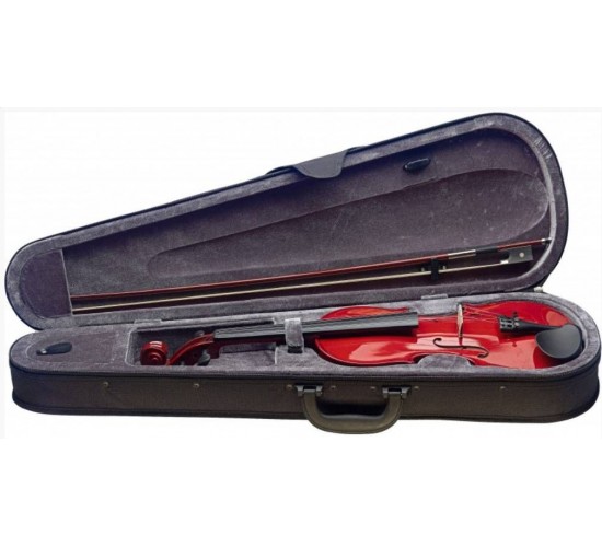 Stagg VN-4/4-TR скрипка 4/4, цвет красный с футляром