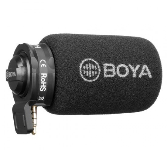 Boya BY-A7H штекерный конденсаторный микрофон для iOS и большинства Android устройств