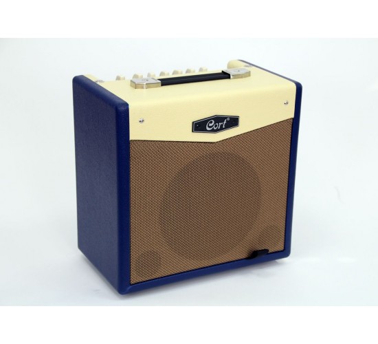 Cort CM30R DB гитарный комбоусилитель, синий, 30Вт