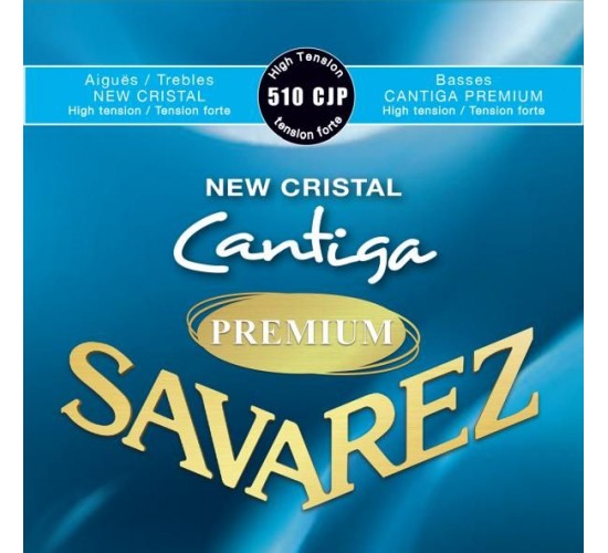 Savarez 510CJP New Cristal Cantiga Premium Комплект струн для классической гитары, сильное натяж.