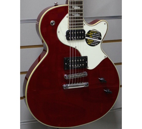 Cort SUNSET II CAR полуакустическая электрогитара, цвет Candy Apple Red