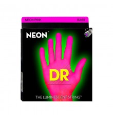 DR NPB-45 NEON HiDef Pink комплект струн для бас-гитары (45-65-85-105), цвет Pink
