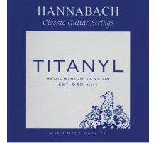 Hannabach 950MHT TYTANIL Комплект струн для классической гитары титанил/посеребренные