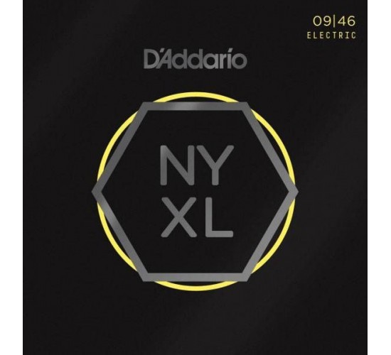 D'Addario NYXL0946 Комплект струн для электрогитары, никелированные, Regular Light, 09-46