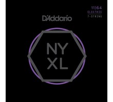 D'Addario NYXL1164 комплект струн для 7-струнной электрогитары, Medium, 11-64