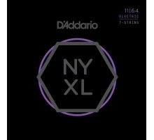 D'Addario NYXL1164 комплект струн для 7-струнной электрогитары, Medium, 11-64