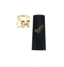 Vandoren LC57DP Лигатура для саксофона альт металлическая, позолоченная, с одним винтом