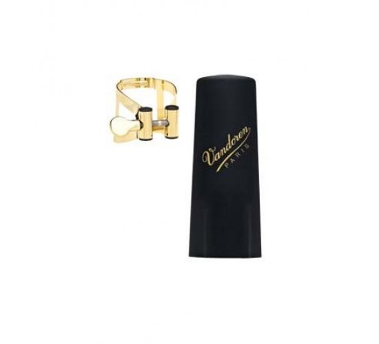 Vandoren LC57DP Лигатура для саксофона альт металлическая, позолоченная, с одним винтом