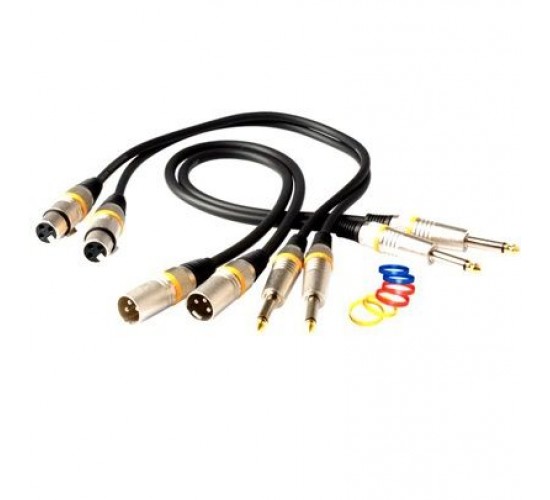 Rockcable RCL30386 D6 F Кабель XLR(F) -джек 1/4, 6 метров