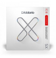 D'Addario XSAPB1356 XS Комплект струн для акустической гитары, фосфорная бронза, 13-56