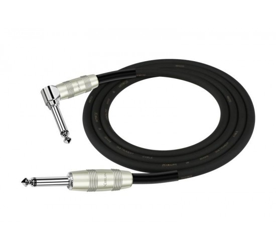 Kirlin IP-202PR 6M BK кабель инструментальный, прям/угл, 6 м, цвет черный