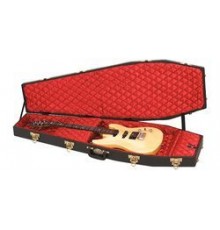 Rockbag WCK10706 B/ R/ 4 кейс для электрогитары, серия Casket (гроб), черный