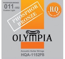 Olympia HQA1152PB струны для акуст.гитары Phosphor Bronze (11-15-22w-32-42-52)
