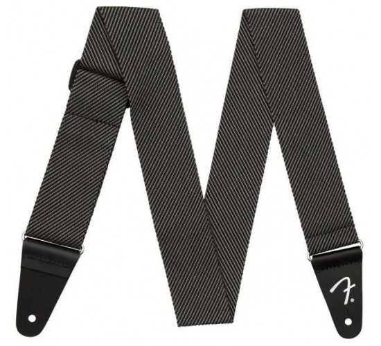Fender Strap Modern Tweed Gray Black ремень для гитары, серо-черный твид