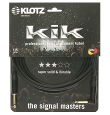 Klotz KIKKG3.0PRSW KIK Кабель инструментальный, 3м, прямой/угловой коннекторы