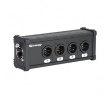 Soundking CXA029 DMX коммутатор/преобразователь, 4хXLR(5p)male - RJ-45