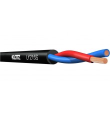 Klotz LY215S (LY215TSW) Спикерный кабель 2х1.5мм², внешний диаметр 7мм², PVC, гибкий, черный