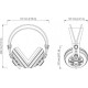 Superlux HD681B профессиональные полуоткрытые динамические наушники для мониторинга с мощным басом